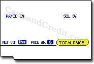 TEC Scale Labels - SL-57, SL-66, SL-6600 - LST-2590