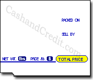 TEC Scale Labels - SL-57, SL-66, SL-6600 - LST-2530S