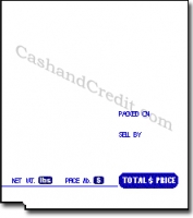 TEC Scale Labels - SL-9000 - LST-4910