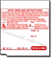 TEC Scale Labels - SL-9000 - LST-4914